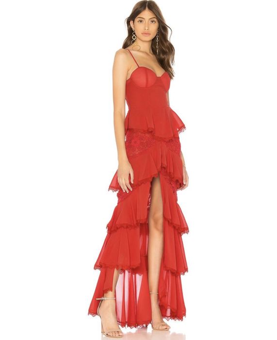 Rochie Majorelle rosie dantela