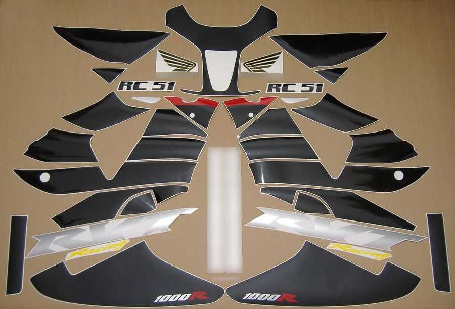 Стикери Honda VTR/RVT 1000  SP1 SP2 RC51 хонда втр лепенки sp-1 sp-2