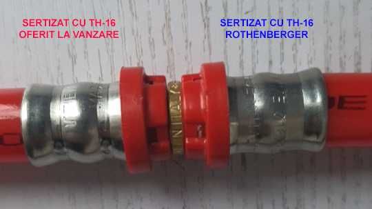 Set Falci BACURI sertizare TH U V M Rothenberger, Rigid, Rems