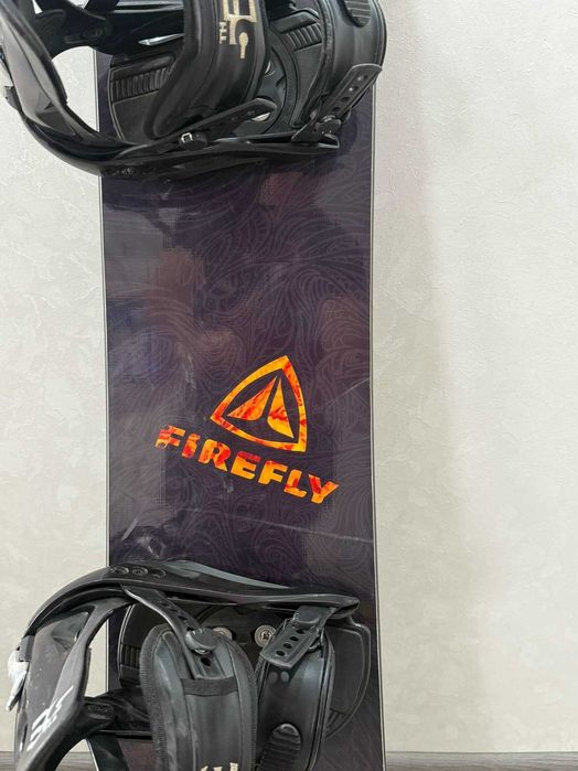 Сноуборд RAMPAGE 140 см с креплениями Element .