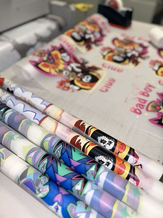 ДТФ печать на одежде от 1шт быстро, Лого и брендирование