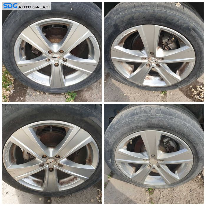 Set 4 Jante Aliaj 275 45 19 R19 5x120 Anvelope Vara DOT 17-20 Volkswagen Touareg 7L 2.5 TDI 2002 - 2010 [C9681]