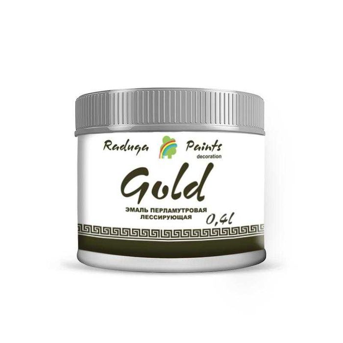 Эмаль золото бронза серебро лессирующая с эффектом перламутра
