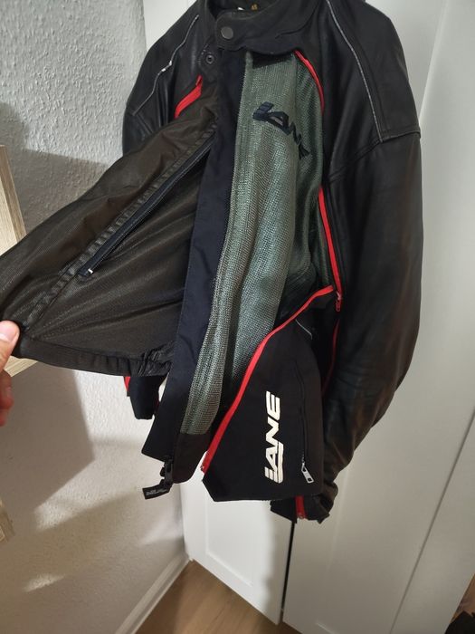 Geacă moto FastLane M/48, Protecții incluse. Stare impecabilă.