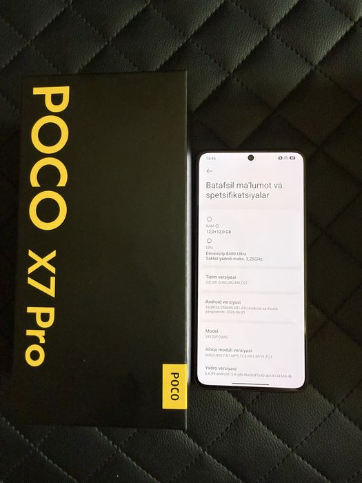 POCO X7 PRO 12+12/256gb