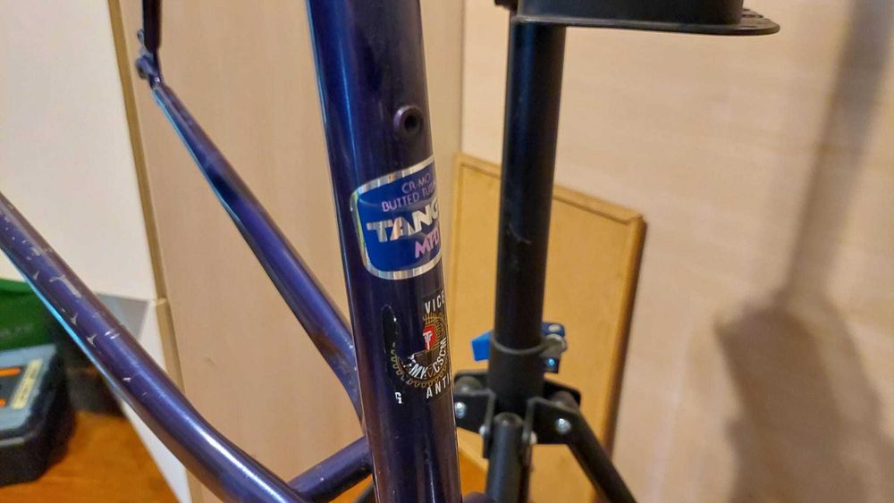 Cadru si furca, frameset bicicleta vintage MTB 26 inch Scott, otel crmo, cromo, cr-mo, cromoly Tange