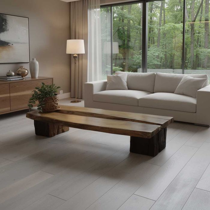 Masa de cafea organica Lemn de Salcam si Stejar 100 ani