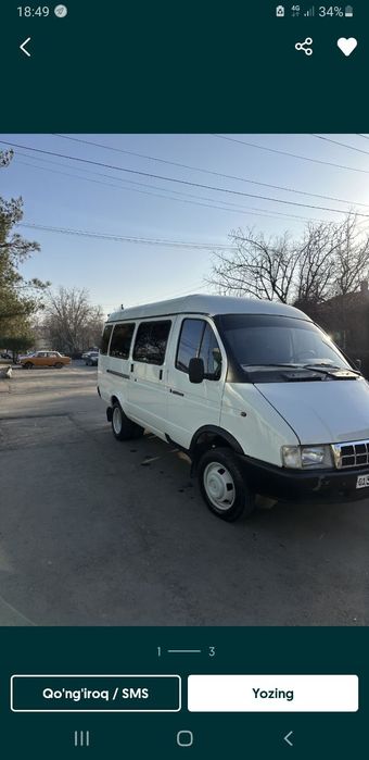 Gazel yuk furgon 1999 yil radnoy kiraska