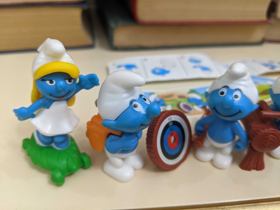 Киндер сюрприз Смурфики коллекция 2001 год