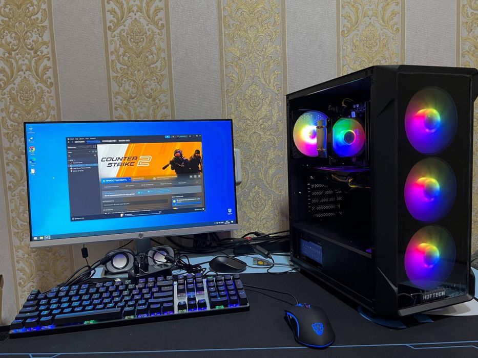 Компьютер ddr4, готовый для игр и оффиса