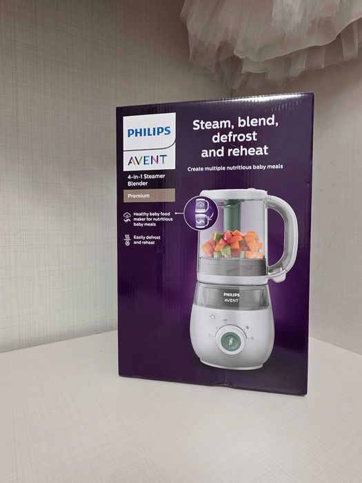 Уред за готвене на пара и Блендер PHILIPS AVENT SCF885/01 4 в 1 400 W