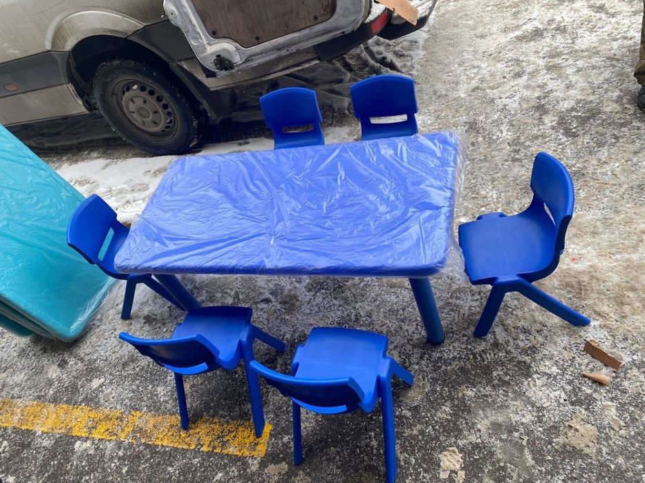 Стульчик детский пластиковый для садика