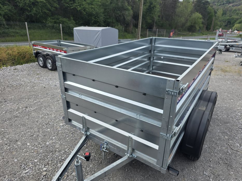 Remorca 2400 x 1250 x 780 mm dublu ax 750 kg