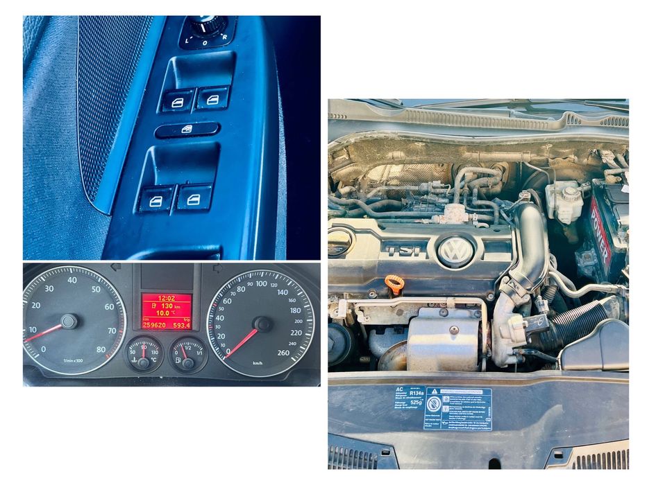 VW Golf 5 1.4 TSI 122 CP benzină  evacuare dublă sport – 2008