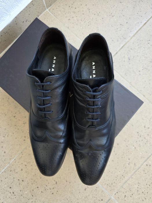 Pantofi eleganti Anna Cori Vitello Nero