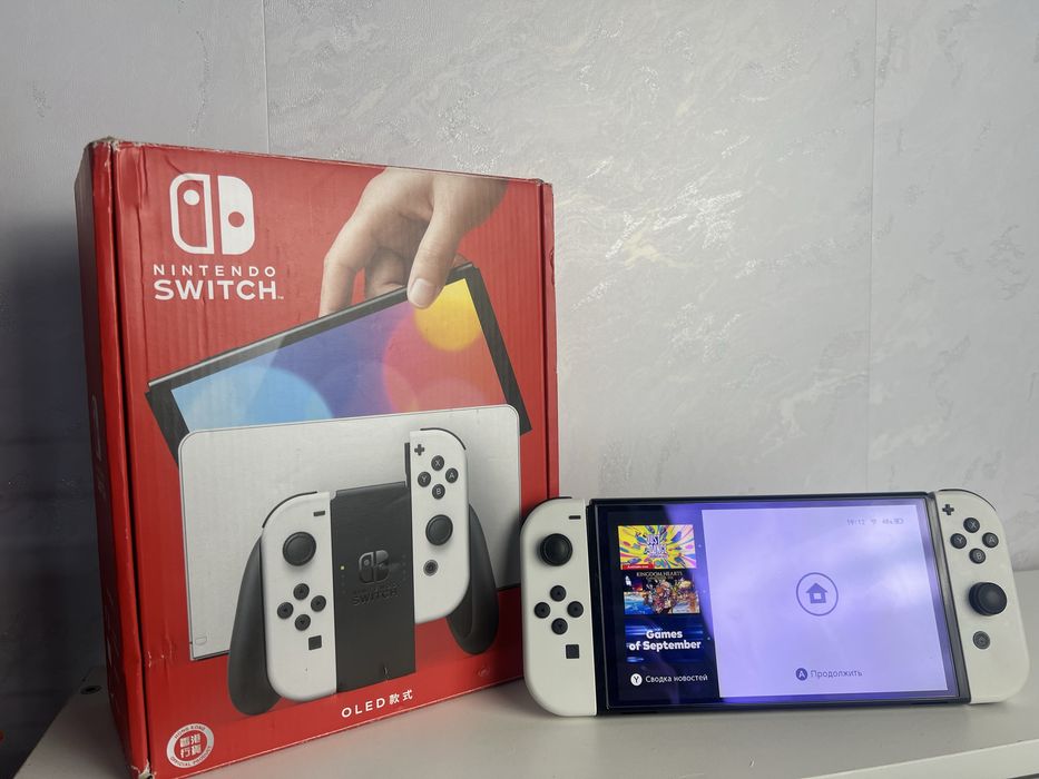 Nintendo switch oled идельное состояние как новая