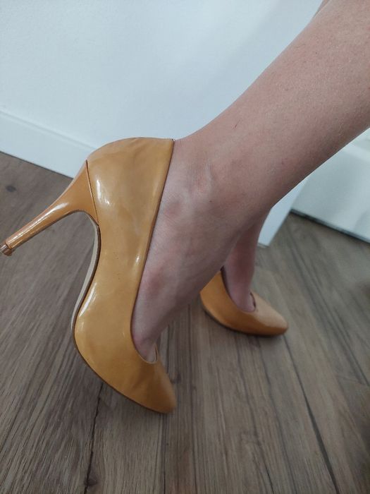 Pantofi piele naturala lacuita mar 36