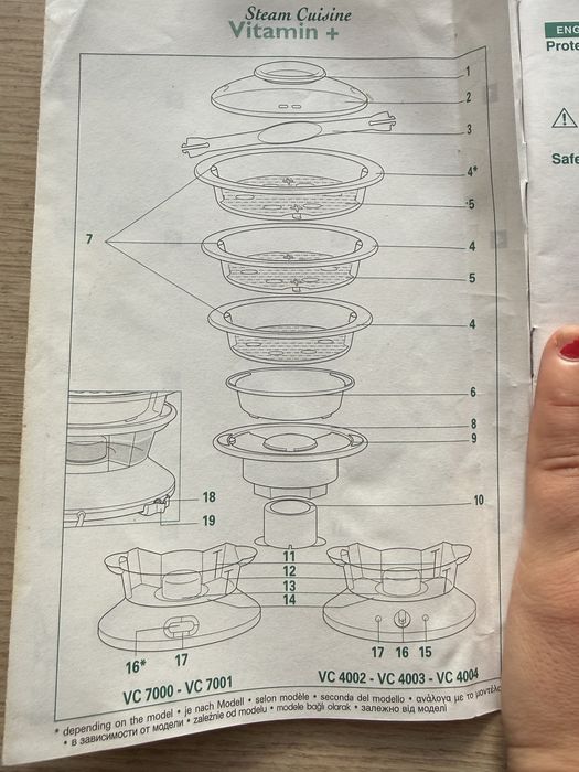 Aparat de gatit la abur Tefal