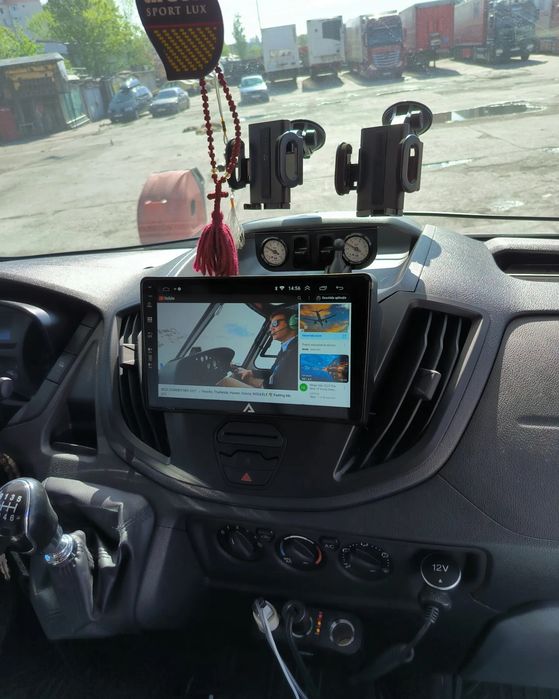 Navigatie android Ford Transit Waze YouTube GPS