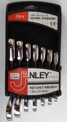 Ключове с тресчотка къси 8-19мм к-т 7бр