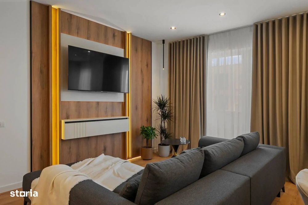 Bloc finalizat, 3 camere lux, 2 bai, laundry room + terasa 56 mp!