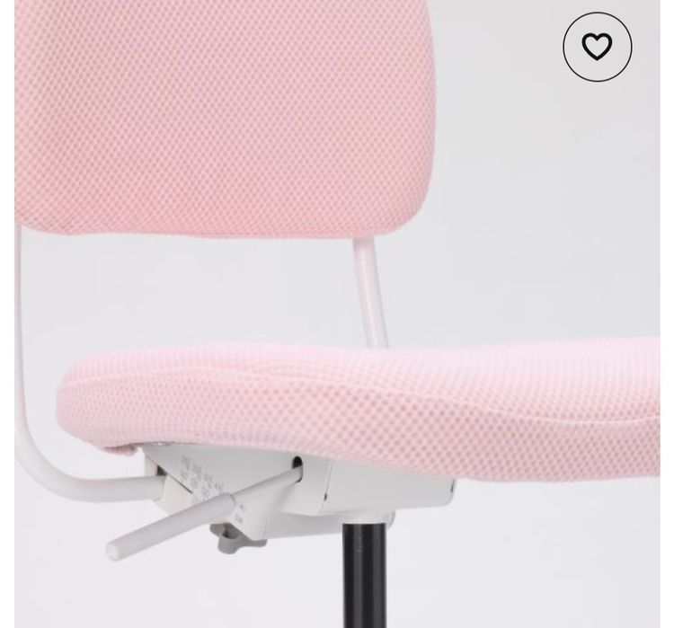 Детски- момичешки  въртящ се стол  с колелца