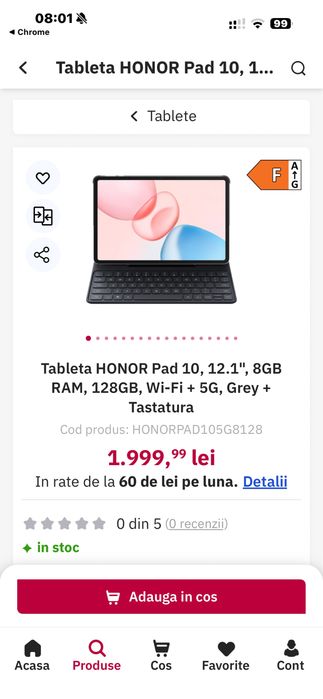 Tableta Honor Pad 10 12,1