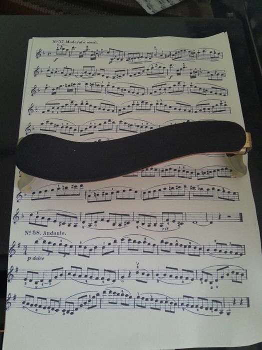 Contrabărbie vioară, reglabilă 1/2-3/4