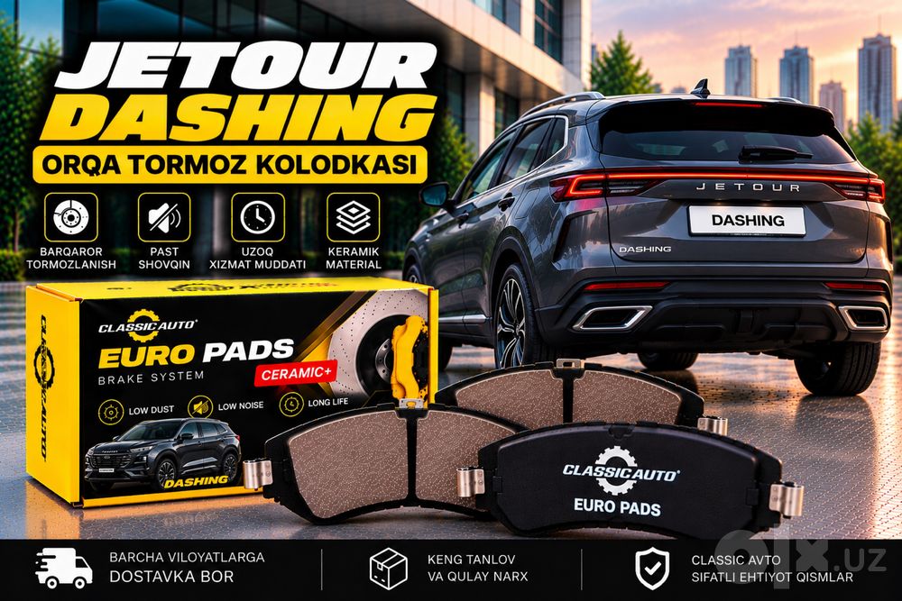 Jetour Dashing orqa tormoz kolodkasi EURO PADS