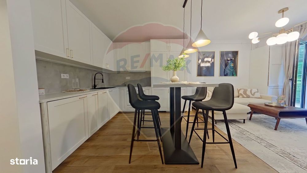 Apartament 2 camere ultrafinisat, terasa verde, parcare.GARDENIA