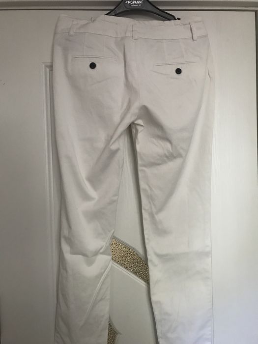 Pantaloni blugi culoare alba