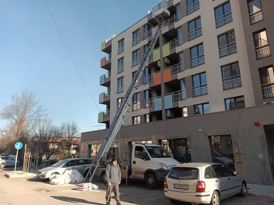 Хаспел за керемиди – мобилен асансьор за покриви под наем София