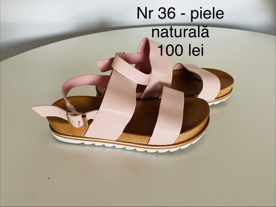 Sandale din piele natutala