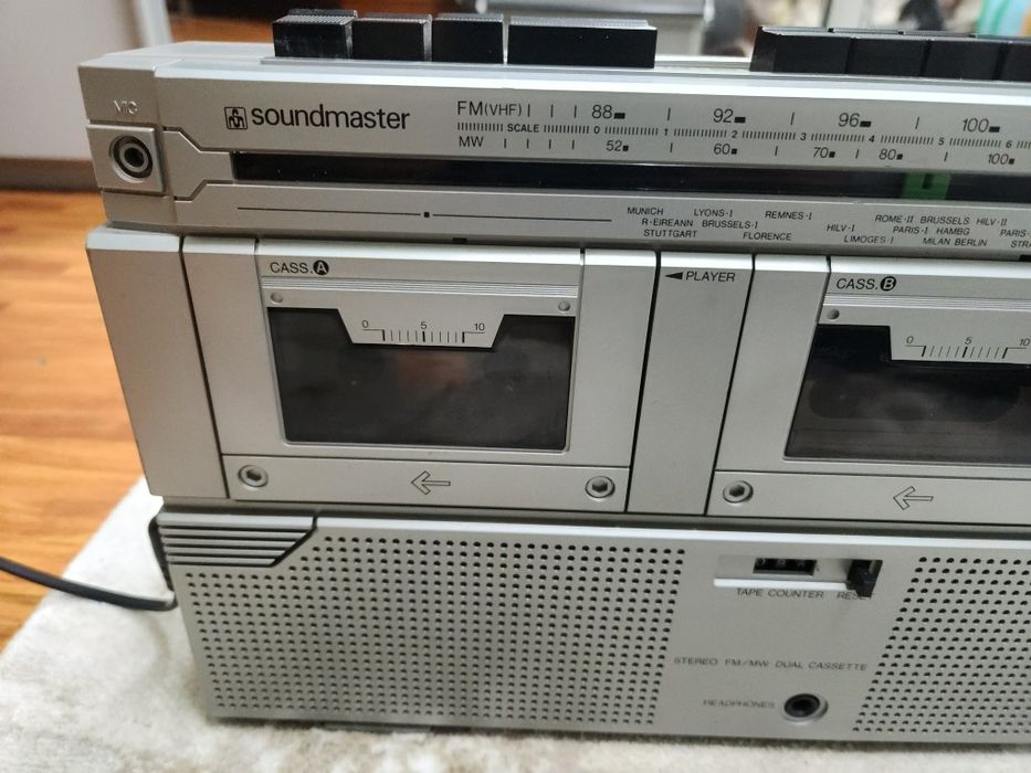 Casetofon vintage Sound master