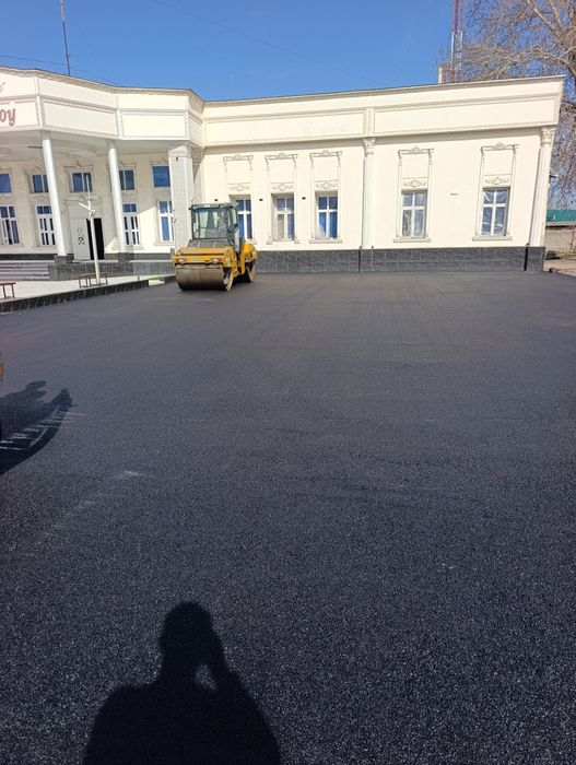 Асфальт ишлари Самарканд вилояти буйлаб
