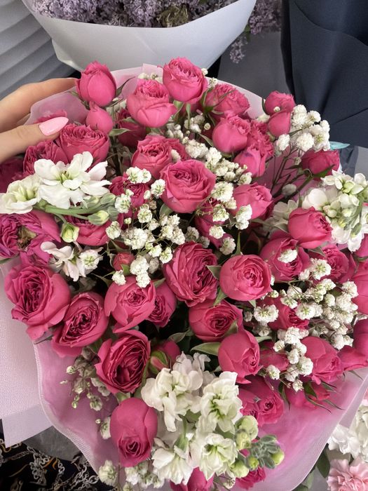 Цветы,нежный микс