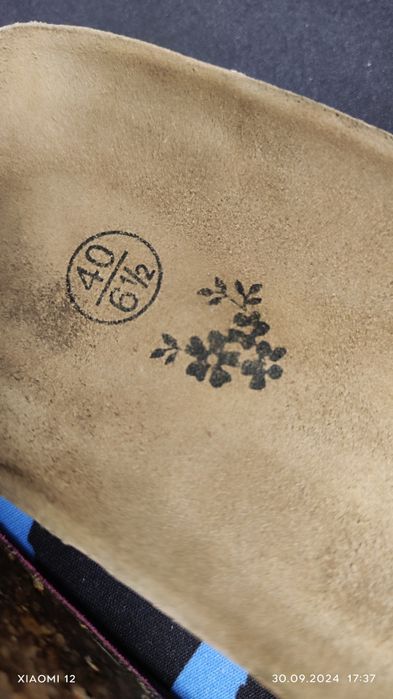 Slapi de piele marimea 40