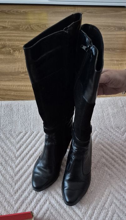 Cizme damă din piele naturala, mărimea 38, purtate doar o dată