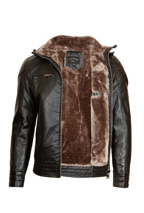 РАЗПРОДАЖБА Мъжко зимно кожено яке 'Купър"  Размери от S до 6xl