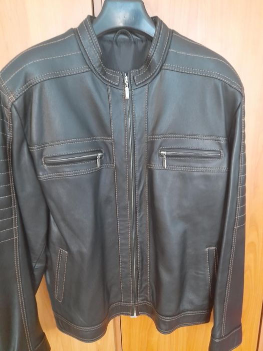 Geacă din piele naturală bărbați