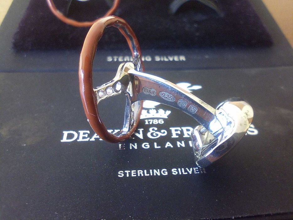 Сребърни ръкавели/копчета за ръкави/ cufflinks Deakin and Francis 925