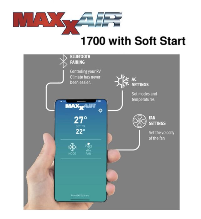 Aer conditionat-clima rulota/autorulota/camper Maxxair (montaj plafon)