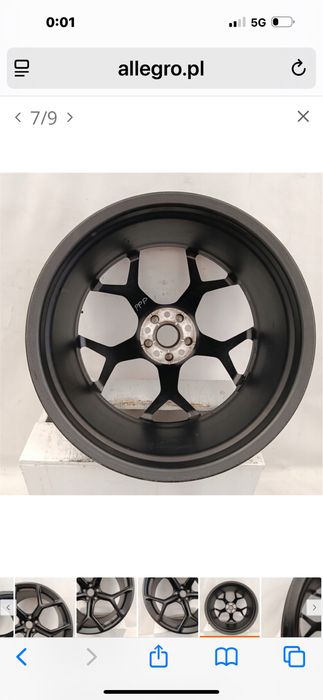 Джанта Ауди 1 бр 22 цола 10.5Jx22" ET19 Audi RS6 RS7 A6 4K C8