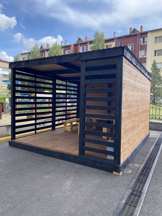 Мобильные каркасные бани от 850 тыс тг