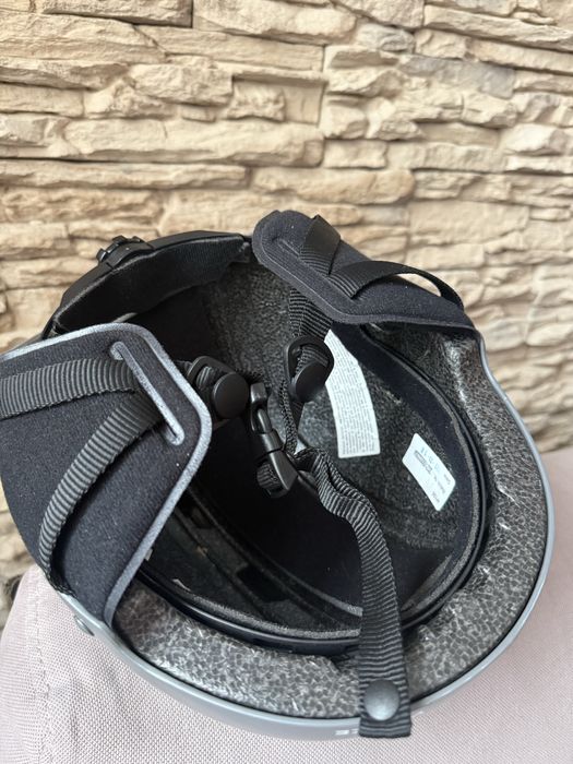 Детска ски каска H-KID 500, сива