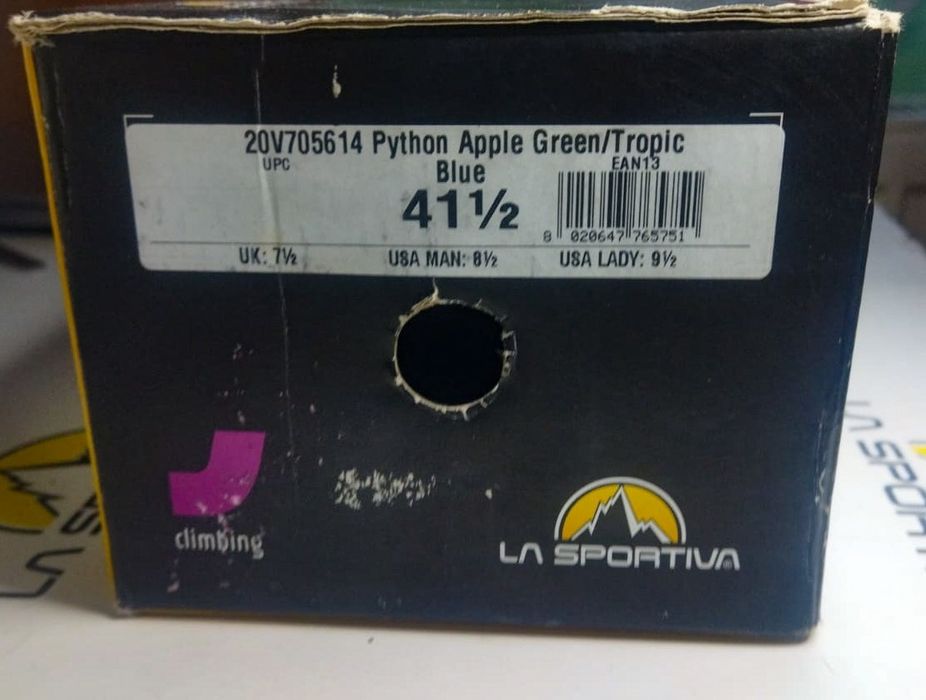 Papuci de cățărări la sportiva pithon apple green/Tropic