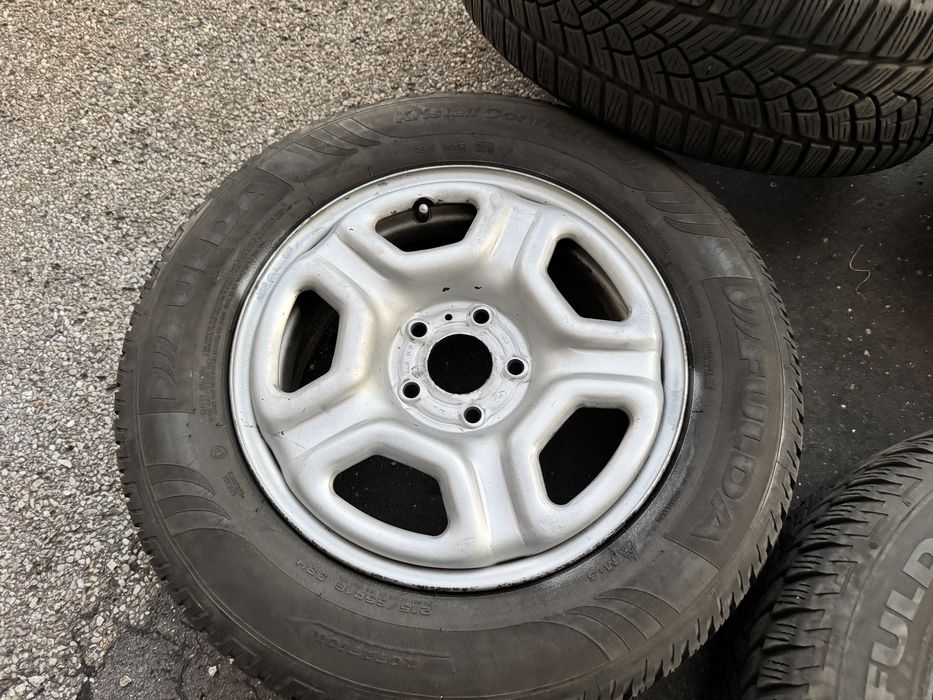 Roti jante Dacia Duster qashqai kadjar 215 65 16 Fulda iarna 7mm