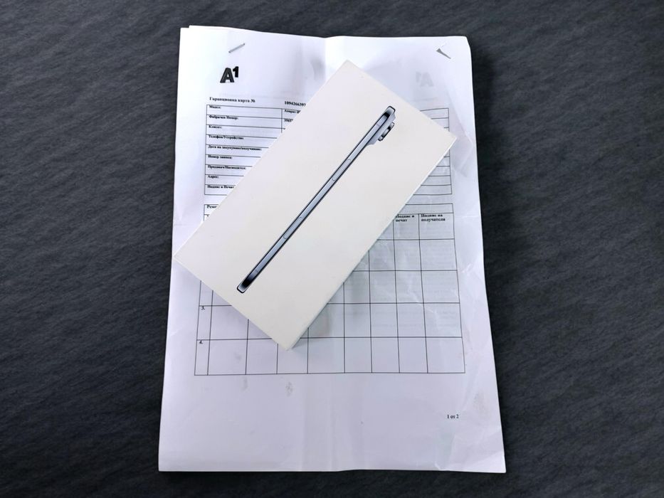 НОВ! Apple iPhone Air 256GB Mist Blue / Black 2г. Гаранция!