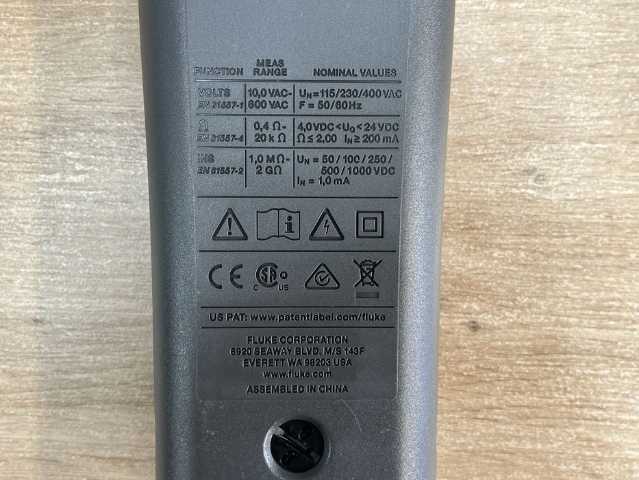 Fluke 1507 Тестер за изолационно съпротивление