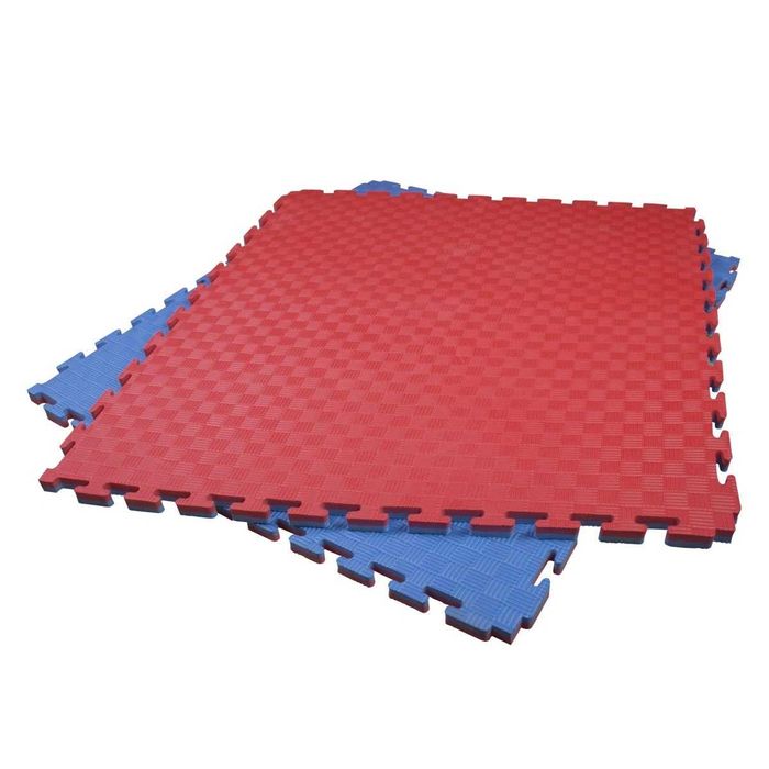 Настилка Татами Beka Rubber Red Blue – 100×100×2,6 см